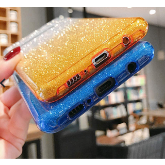 Silikónové puzdro na Xiaomi Redmi Note 10/Note 10 Pro Shine Bling čierne