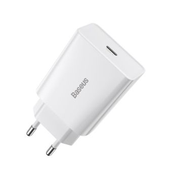Rýchlonabíjačka Baseus Speed Mini CCFS-SN02, USB-C 20W, biela