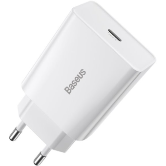 Rýchlonabíjačka Baseus Speed Mini CCFS-SN02, USB-C 20W, biela