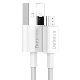 Kábel Baseus Superior CAMYS-02, microUSB 2A, Fast Charging, 1m, biely