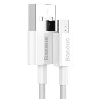 Kábel Baseus Superior CAMYS-A02, microUSB 2A, Fast Charging, 2m, biely