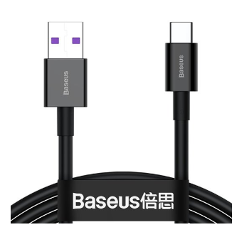 Kábel Baseus Superior CATYS-01, USB na USB-C 66W, 1m, čierny