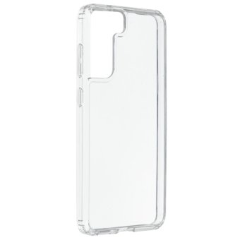 Plastové puzdro na Samsung Galaxy S21 FE Super Clear Hybrid transparentné