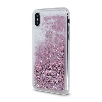 Silikónové puzdro na Huawei P Smart 2021 Liquid Sparkle fialové