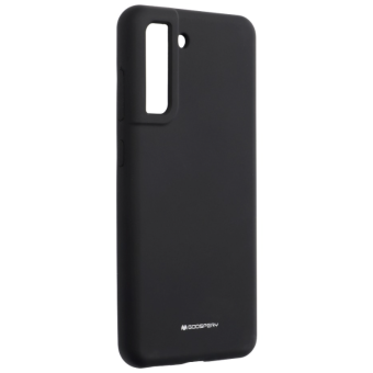 Silikónové puzdro na Samsung Galaxy S21 FE 5G Mercury Silicone čierne 