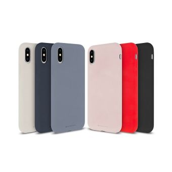 Silikónové puzdro na Samsung Galaxy S21 FE 5G Mercury Silicone čierne 