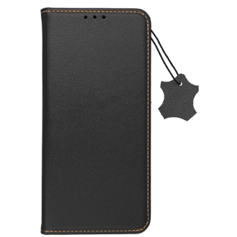 Diárové puzdro na Samsung Galaxy S21 FE 5G Leather Forcell Smart Pro čierne