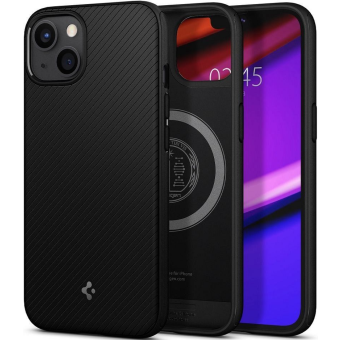 Odolné puzdro na Apple iPhone 13 Spigen Armor Magsafe čierne
