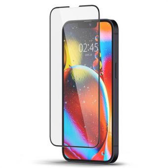 Tvrdené sklo na Apple iPhone 13/13 Pro/14 Spigen GLAS.tR FC čierne