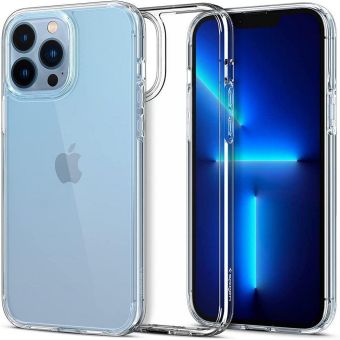 Odolné puzdro na Apple iPhone 13 Pro Spigen Ultra Hybrid Crystal transparentné