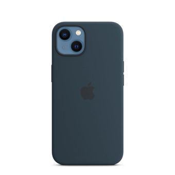 Silikónové puzdro Apple na Apple iPhone 13 MM293ZM/A Silicone Case with MagSafe Abyss Blue