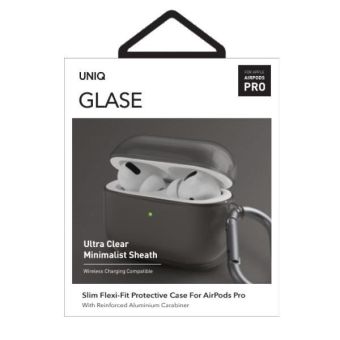 Puzdro na Apple AirPods Pro UNIQ Glase sivé