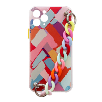 Silikónové puzdro na Apple iPhone 12 retiazka vzor 3