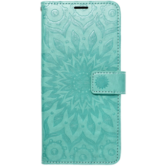 Diárove puzdro na Samsung Galaxy S22 5G Forcell MEZZO mandala zelené