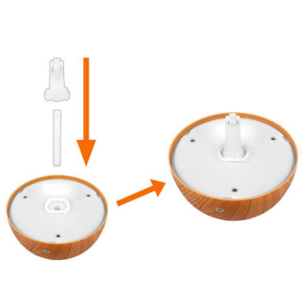 Vonný difuzer Air Humidifier LTC svetlo hnedý