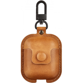 Puzdro na AirPods COTEetCI PU case brown 