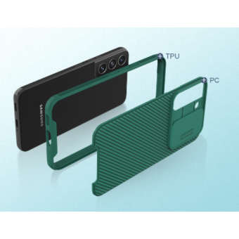 Odolné puzdro na Samsung Galaxy S22 5G Nillkin CamShield Pro čierne