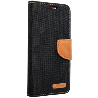 Diárové puzdro na Samsung Galaxy A33 5G A336 Canvas čierne