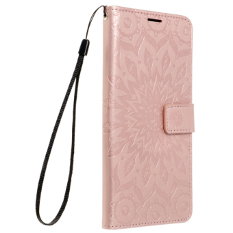 Diárové puzdro na Samsung Galaxy A33 5G Forcell MEZZO mandala ružovozlaté