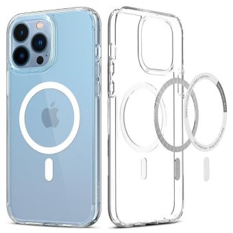 Odolné puzdro na Apple iPhone 13 Pro Max Spigen Ultra Hybrid MagSafe biele