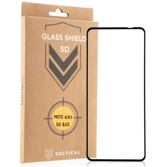 Tvrdené sklo na Motorola Moto G51 5G Tactical Shield 5D celotvárové čierne