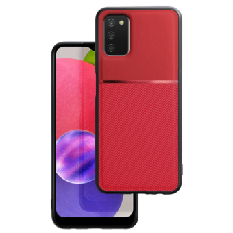 Plastové puzdro na Samsung Galaxy A03s A037 Forcell Noble červené