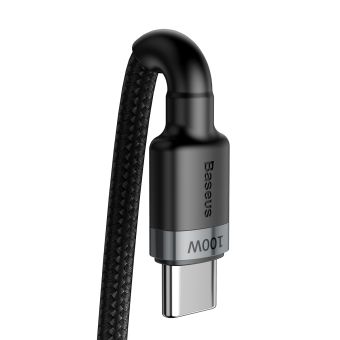 Dátový kábel Baseus 100Watt PD2.0 USB-C/USB-C 2 (20V/5A) modrý