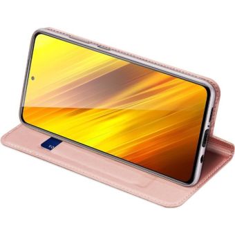 Diárové puzdro na Motorola Edge 20 Lite 5G Dux Ducis Skin Pro ružovozlaté