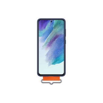 Silikónové puzdro Samsung na Samsung Galaxy S21 FE 5G G990 EF-GG990TNE Silicone Strap modré