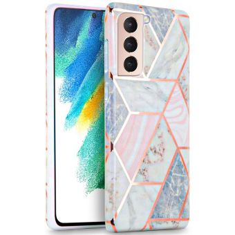 Silikónové puzdro Samsung Galaxy S21 FE 5G G990 Tech Protect mramor