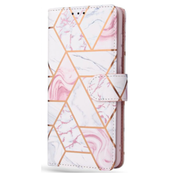 Diárové puzdro na Samsung Galaxy S21 FE G990 Tech-protect mramor