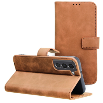 Diárové puzdro na Samsung Galaxy A33 5G A336 Forcell Tender hnedé
