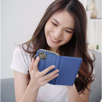 Diárové puzdro na Samsung Galaxy A53 5G A536 Smart Book modré 