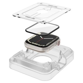Tvrdené sklo na Apple Watch 7/8 45mm Spigen Hybrid Pro Flex