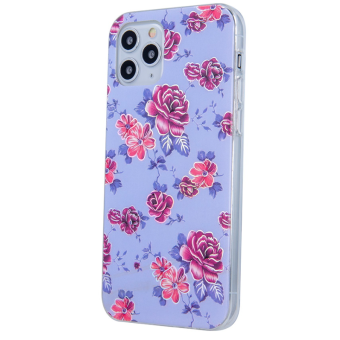 Silikónové puzdro na Motorola Moto E7 Power/E7i Power Ultra Trendy TPU kvety 2 