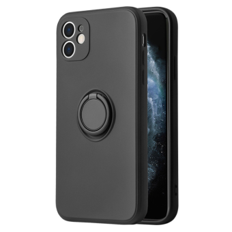 Silikónové puzdro na Samsung Galaxy A03 Silicone Ring čierne