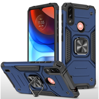 Odolné puzdro na Motorola Moto E7 Power/E7i Power Ring Armor modré