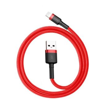 Kábel Baseus Cafule CALKLF-A09, USB na Lightning 8-pin 2,4A , 0.5m, červený