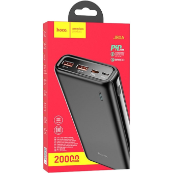 Powerbanka Hoco J80A Premium 20000 mAh, čierna