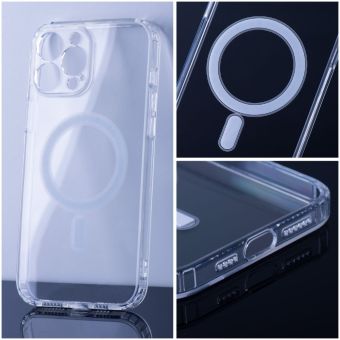 Plastové puzdro na Apple iPhone 13 Clear Mag transparentné
