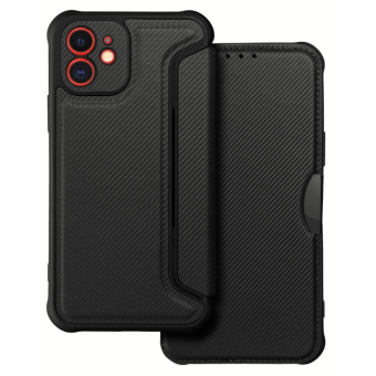 Diárové puzdro na Apple iPhone 12/12 Pro Forcell RAZOR čierne