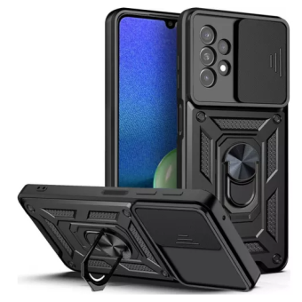 Odolné puzdro na Samsung Galaxy A13 A135 Tech-protect Camshield Ring Armor čierne