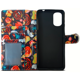 Diárové puzdro na Xiaomi Redmi 10C/Poco C40 Licence ART Book kvety a motýle