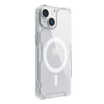 Silikónové puzdro na Apple iPhone 14 Nillkin Nature TPU Pro Magnetic transparentné