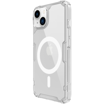 Silikónové puzdro na Apple iPhone 14 Nillkin Nature TPU Pro Magnetic transparentné