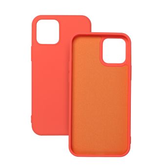 Silikónové puzdro na Apple iPhone 14 Pro Max Forcell Silicone Lite broskyňové