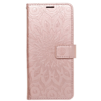 Diárové puzdro na Apple iPhone 14 Plus Forcell MEZZO mandala ružovo-zlaté