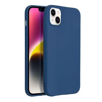 Silikónové puzdro na Apple iPhone 14 Plus Forcell Silicone Lite modré