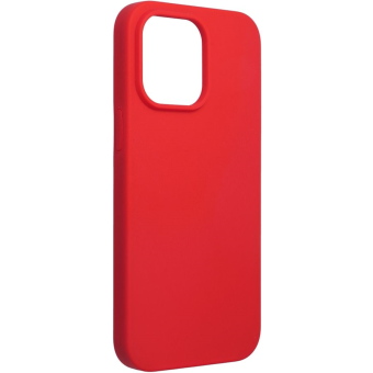 Silikónové puzdro na Apple iPhone 14 Plus Forcell Silicone červené