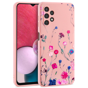 Silikónové puzdro na Samsung Galaxy A13 A135 Tech Protect Mood ružové